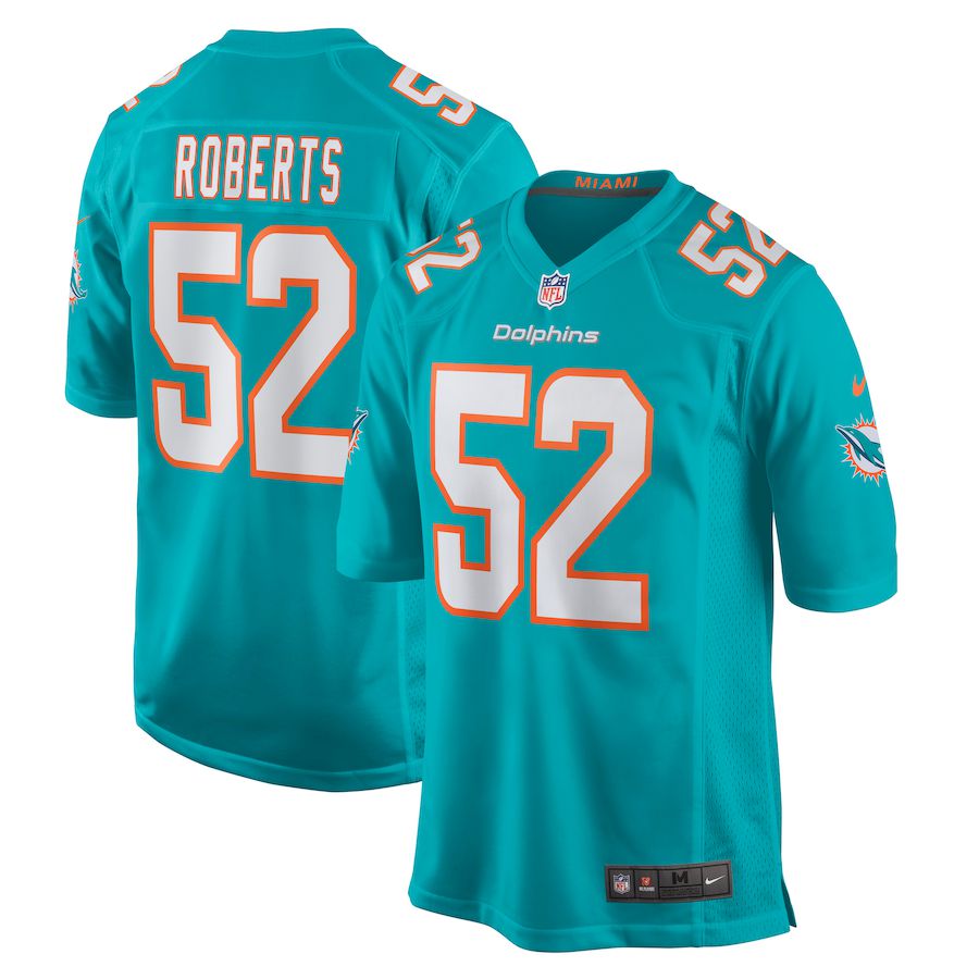 Men Miami Dolphins #52 Elandon Roberts Nike Green Game Player NFL Jersey